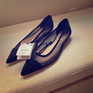 Zara pointed toe flat